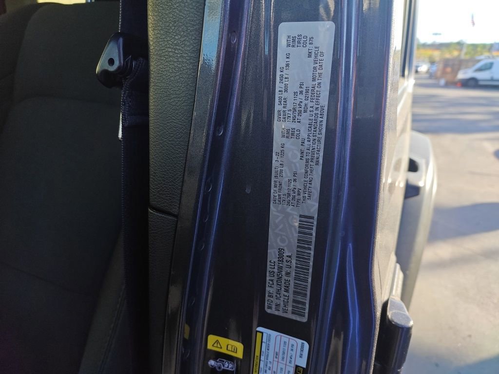 Used 2022 Jeep Wrangler Unlimited Sport image 7