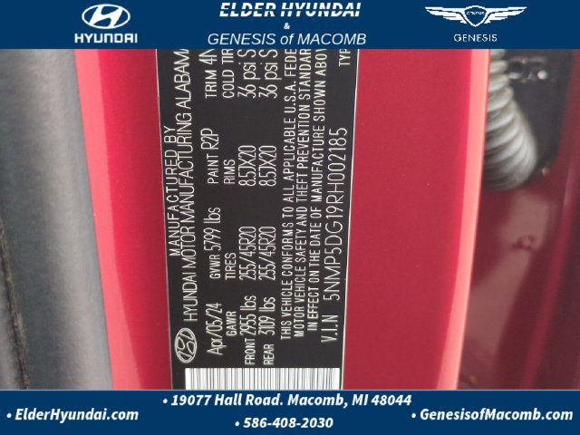 Certified 2024 Hyundai Santa Fe Calligraphy AWD/4WD image 22