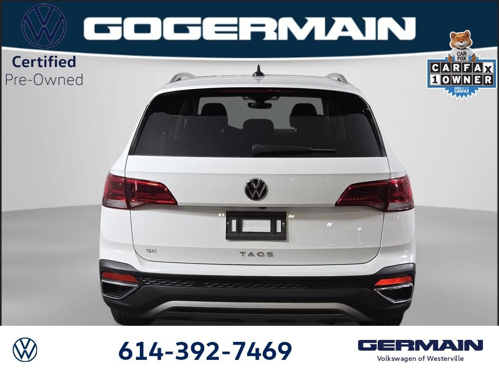 Certified 2023 Volkswagen Taos SE w/ Panoramic Sunroof Package FWD image 8