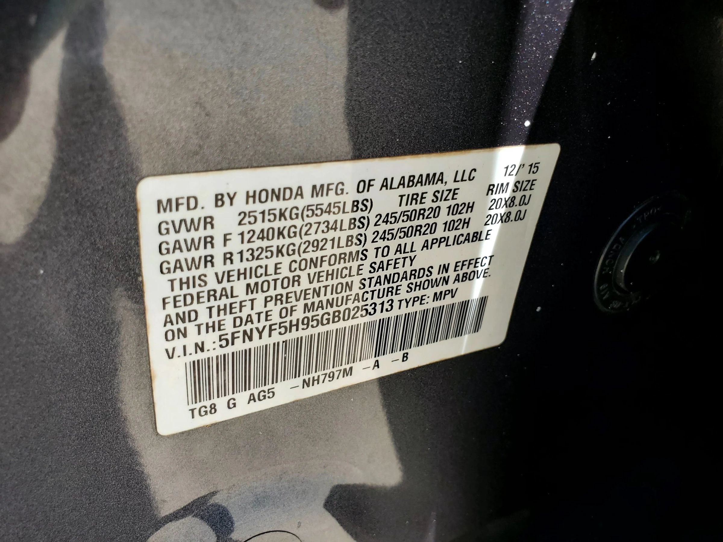 Used 2016 Honda Pilot Touring image 60