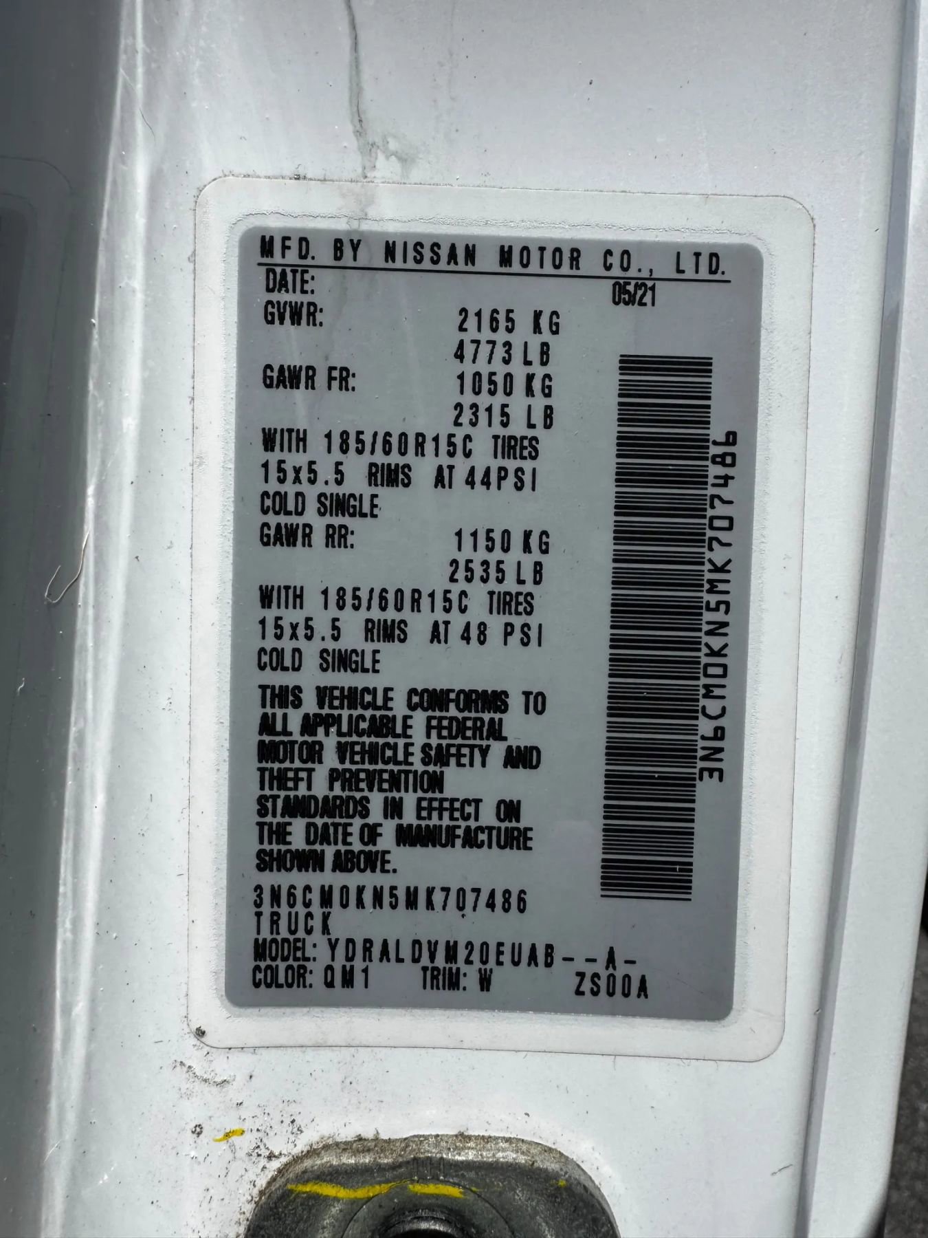 Used 2021 Nissan NV200 S image 25