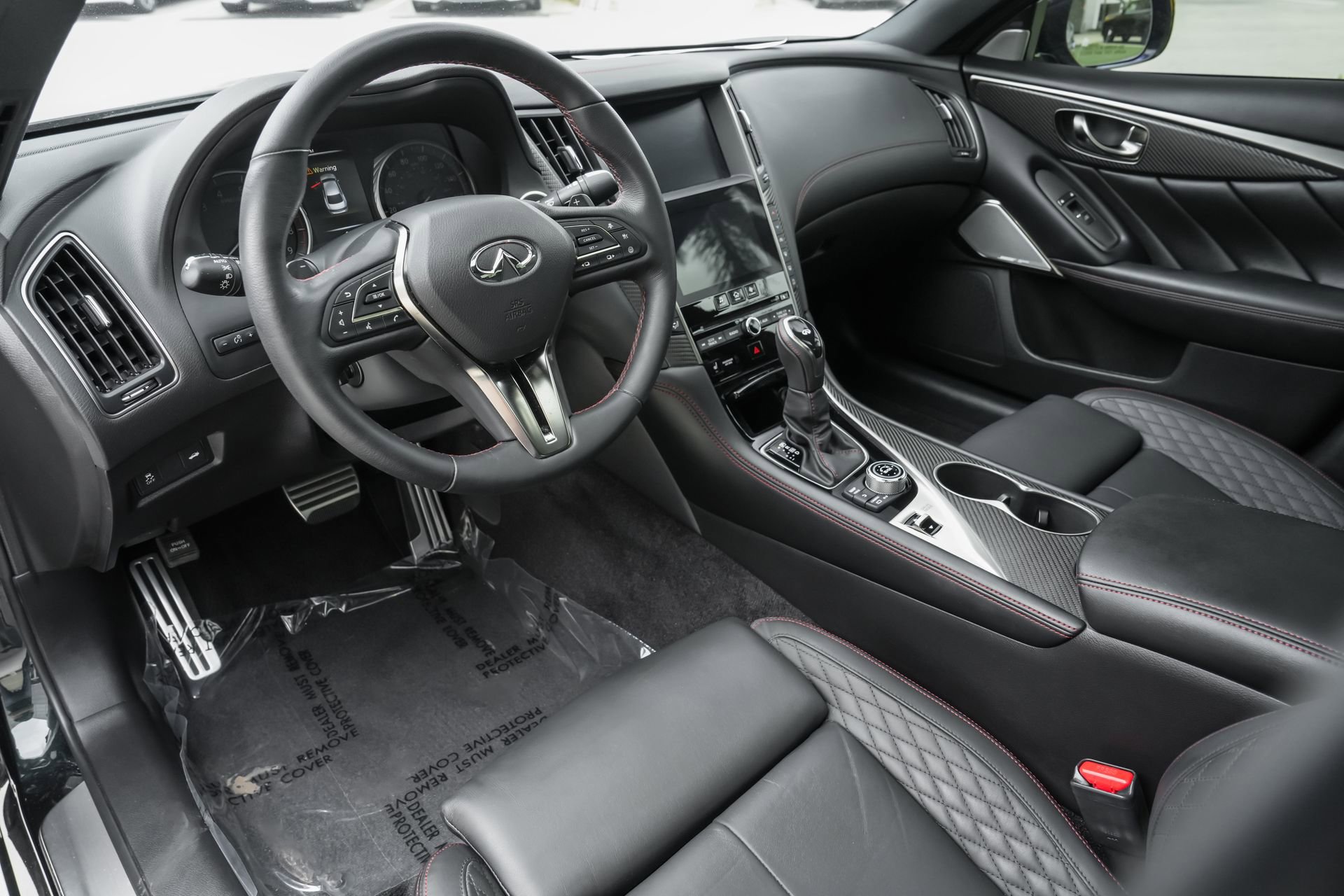 Used 2023 INFINITI Q50 Red Sport 400 w/ Black Opal Edition image 6
