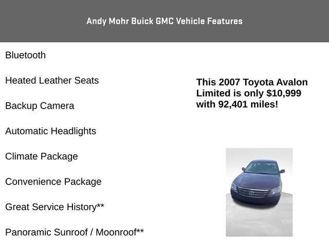 Used 2007 Toyota Avalon Limited FWD image 4