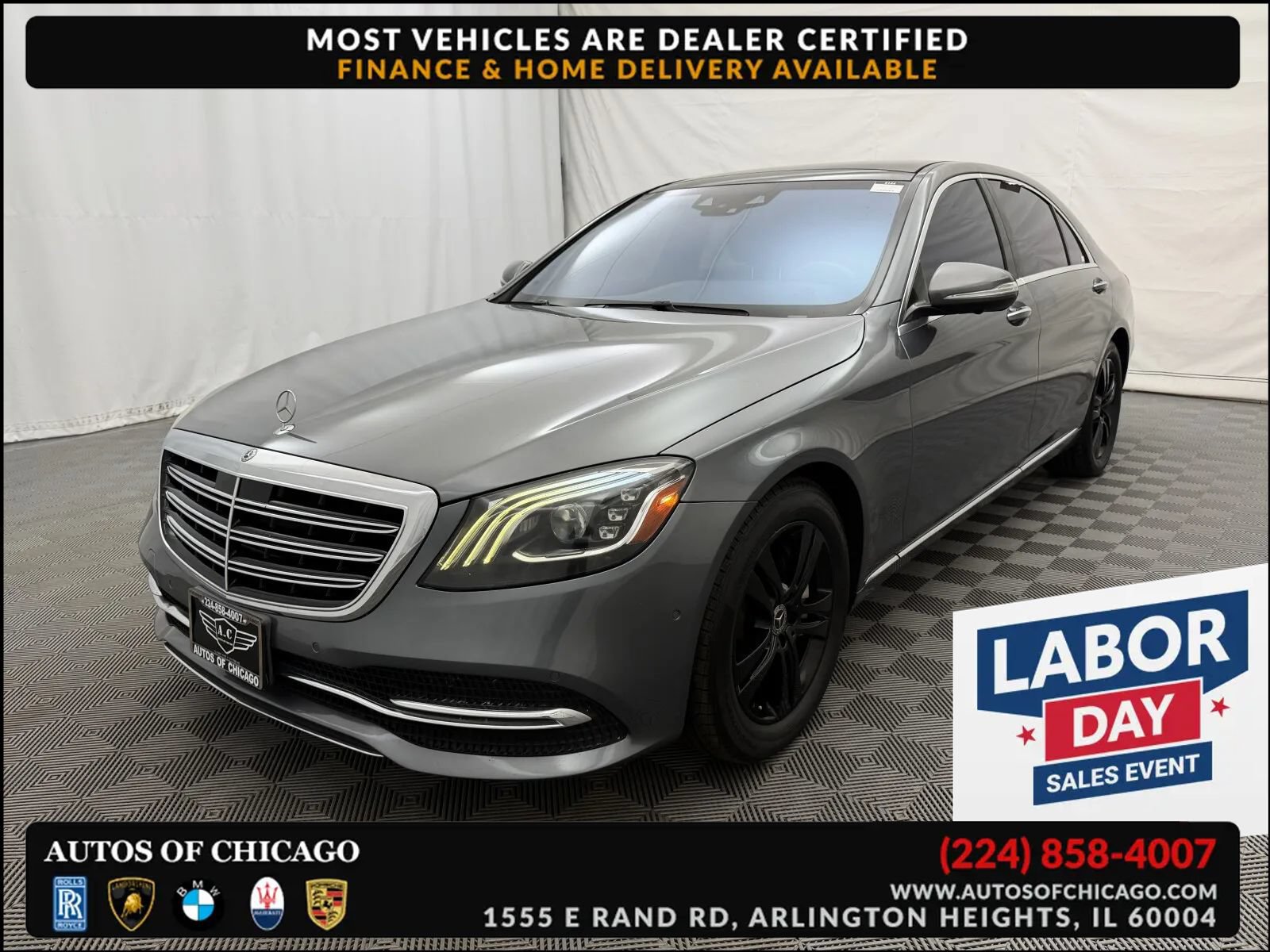 Used 2018 Mercedes-Benz S 450 4MATIC Sedan