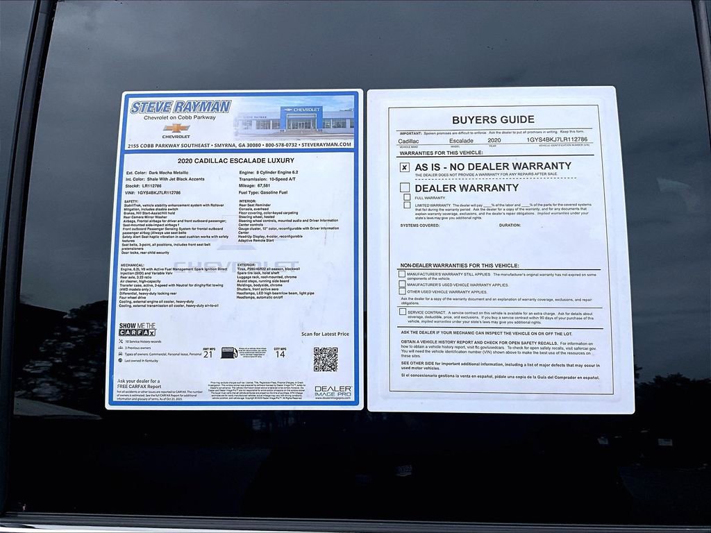 Certified 2020 Cadillac Escalade Luxury image 25