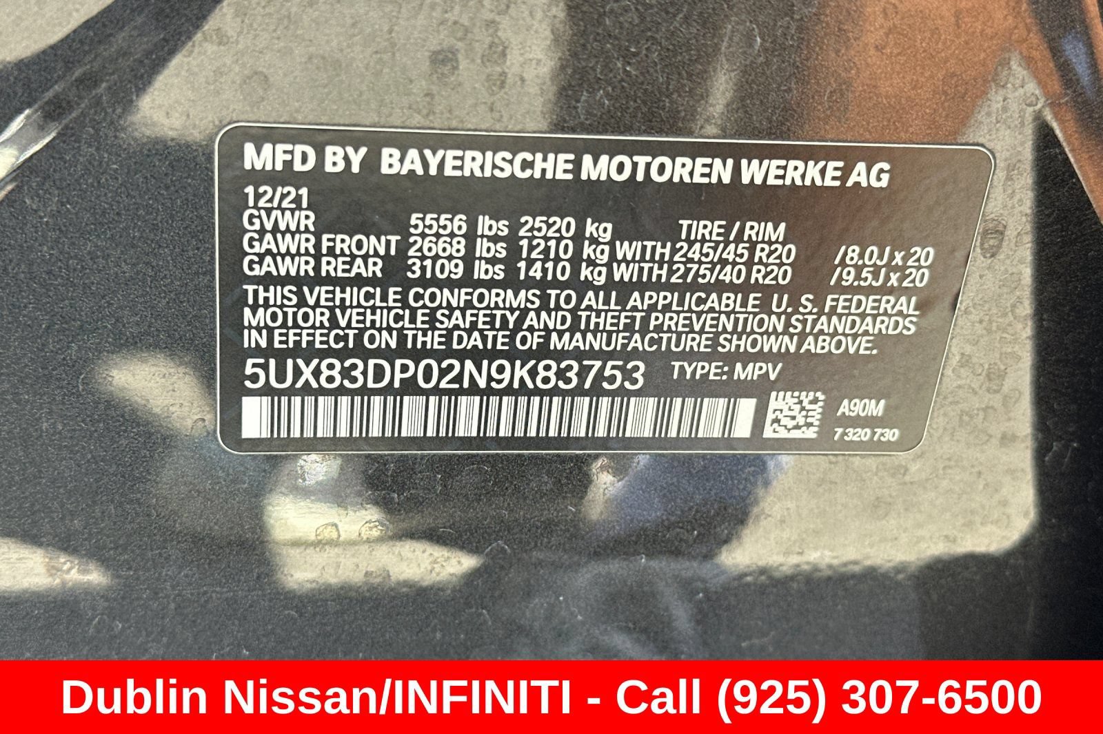 Used 2022 BMW X3 M40i AWD/4WD image 56