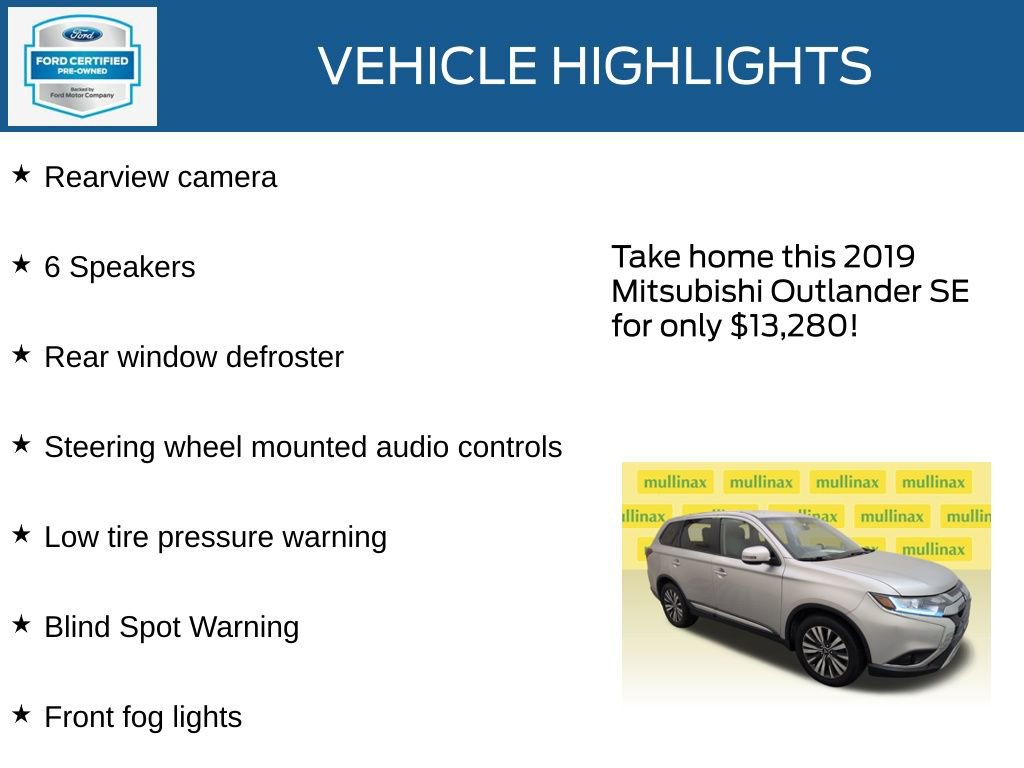 Used 2019 Mitsubishi Outlander FWD image 22