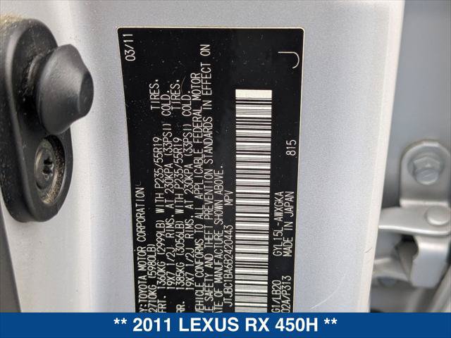 Used 2011 Lexus RX 450h AWD w/ Premium Pkg image 24