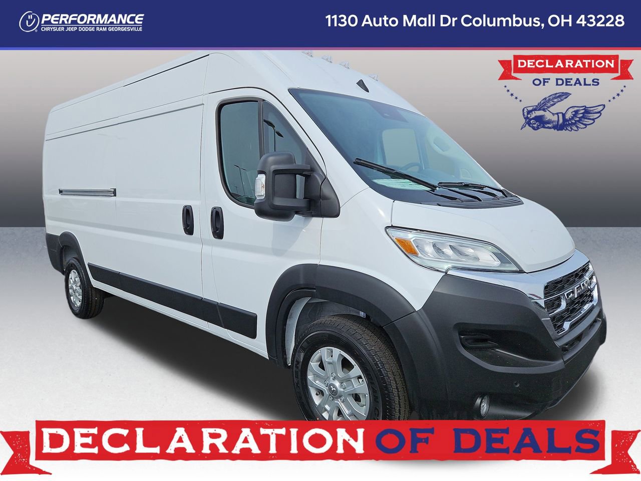 New 2025 RAM ProMaster 2500 w/ Quick Order Package 22G SLT