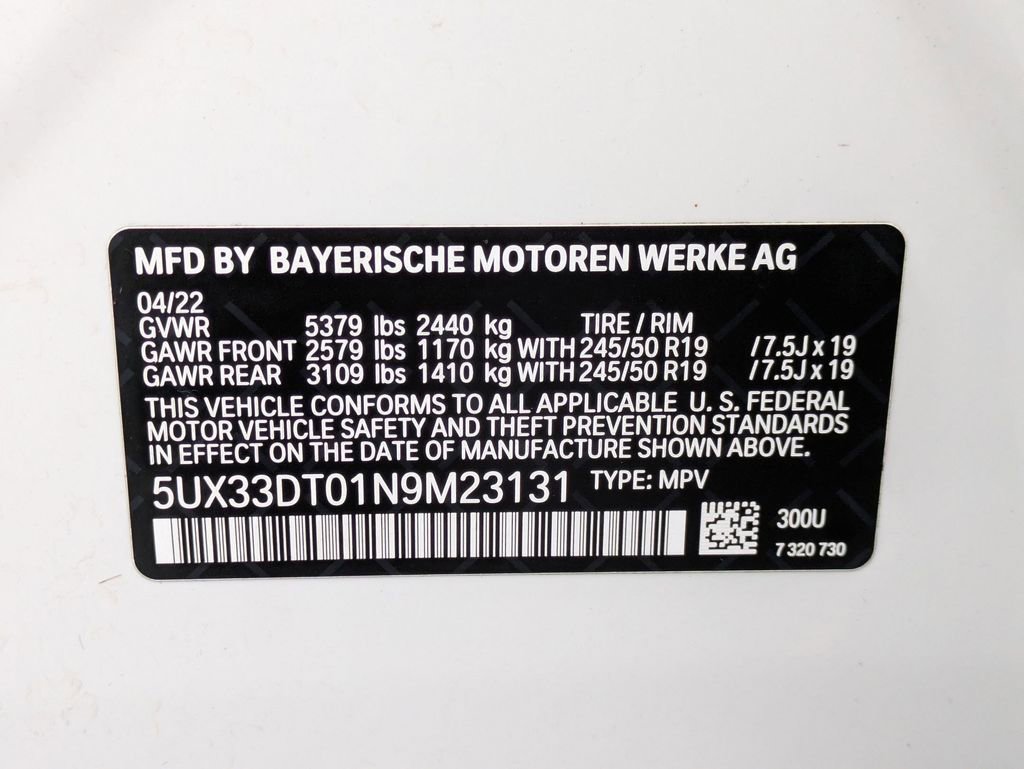 Used 2022 BMW X4 xDrive30i w/ Premium Package 2 image 27