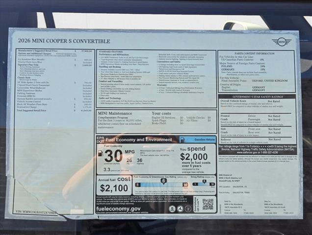 New 2026 MINI Cooper S image 18