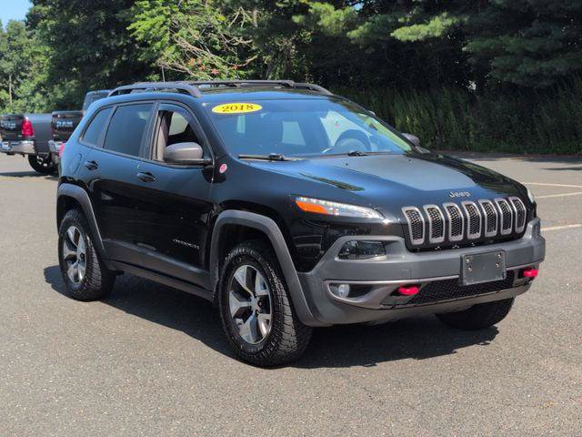 Certified 2018 Jeep Cherokee Trailhawk w/ Quick Order Package 27L AWD/4WD image 3