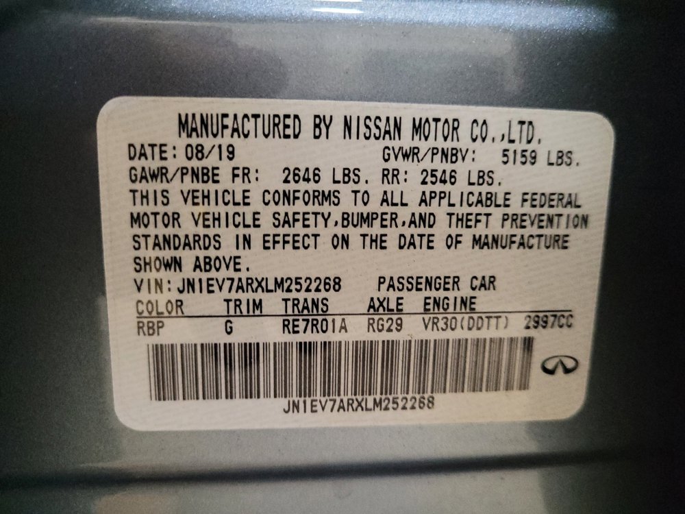 Used 2020 INFINITI Q50 Luxe w/ Essential Package (3.0T Luxe) image 33