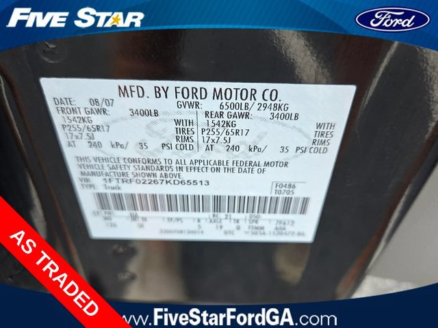 Used 2007 Ford F150 STX RWD image 15