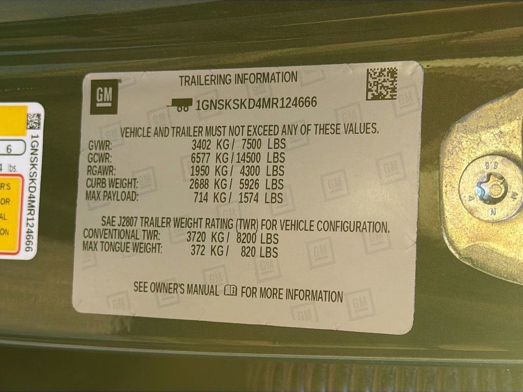 Used 2021 Chevrolet Tahoe Premier w/ Premium Package image 44