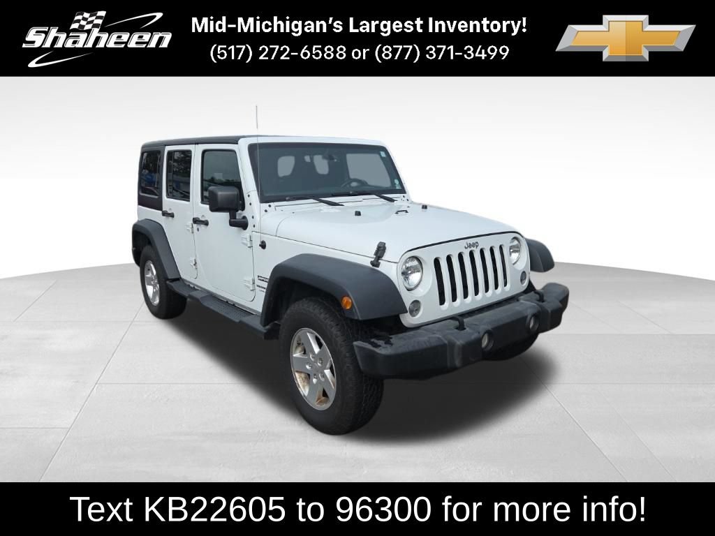 Used 2018 Jeep Wrangler Unlimited Sport S