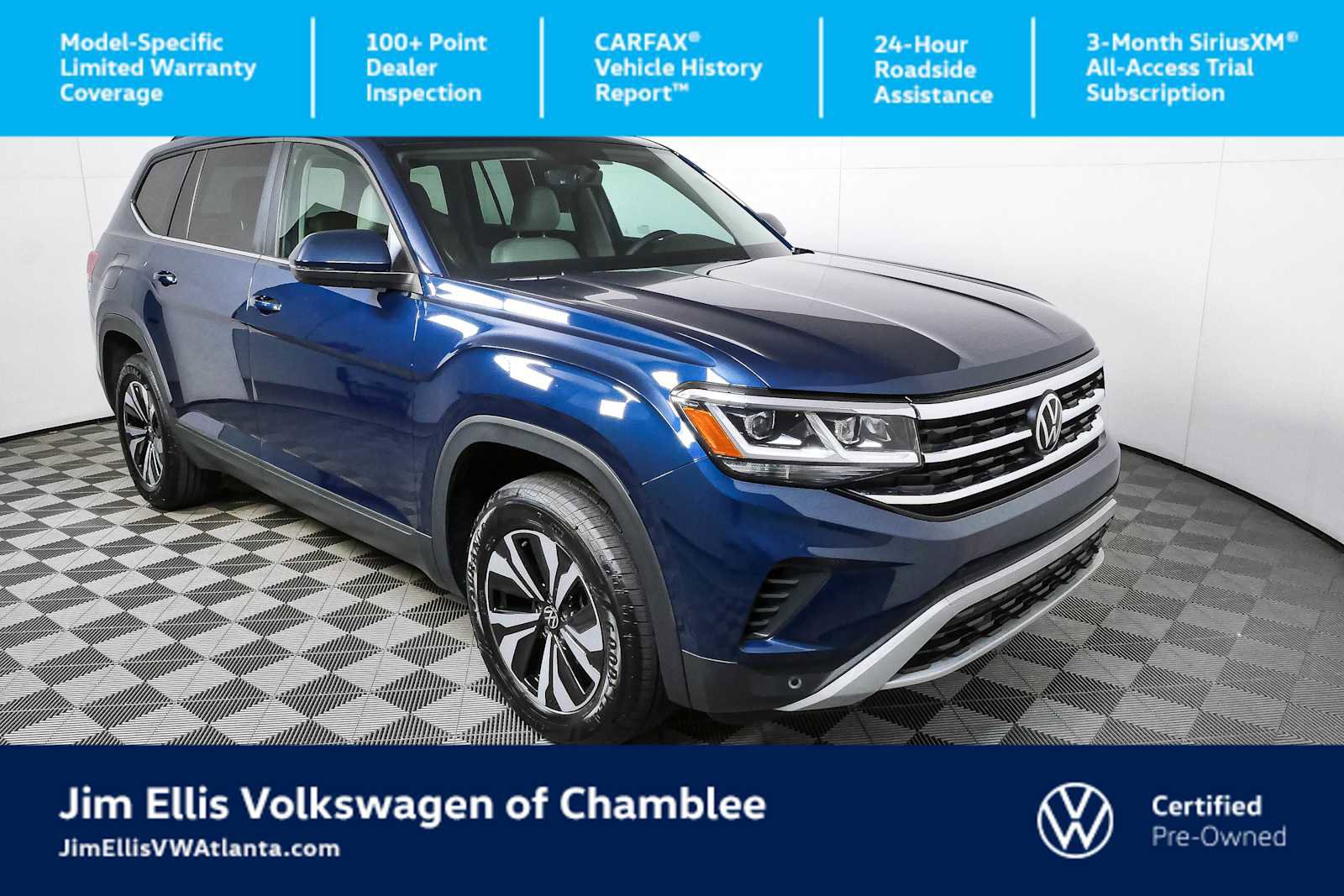 Used 2023 Volkswagen Atlas SE w/ Black Wheel Package FWD image 1