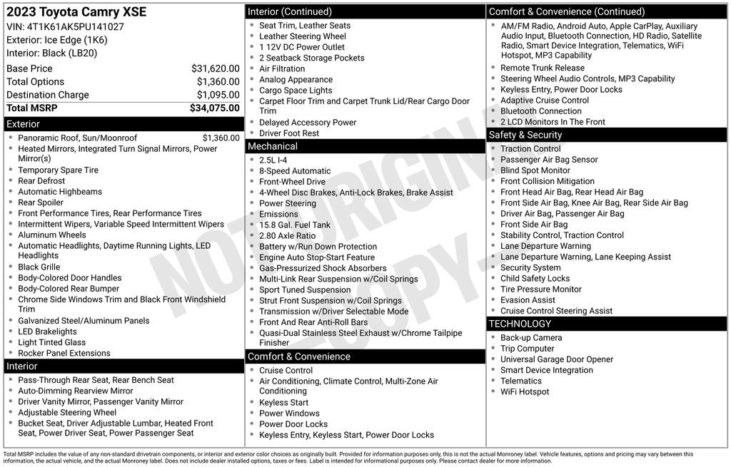 Certified 2023 Toyota Camry XSE image 3