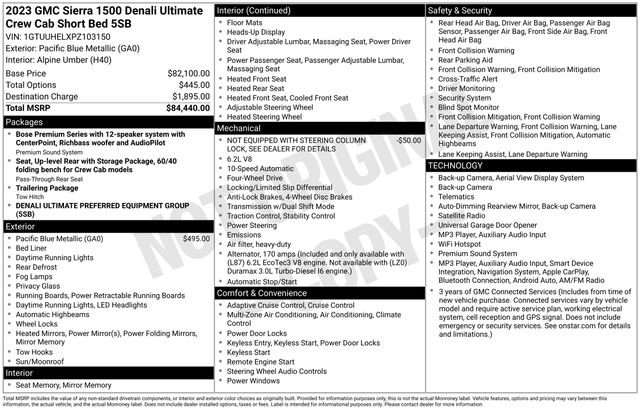 Certified 2023 GMC Sierra 1500 Denali Ultimate image 17