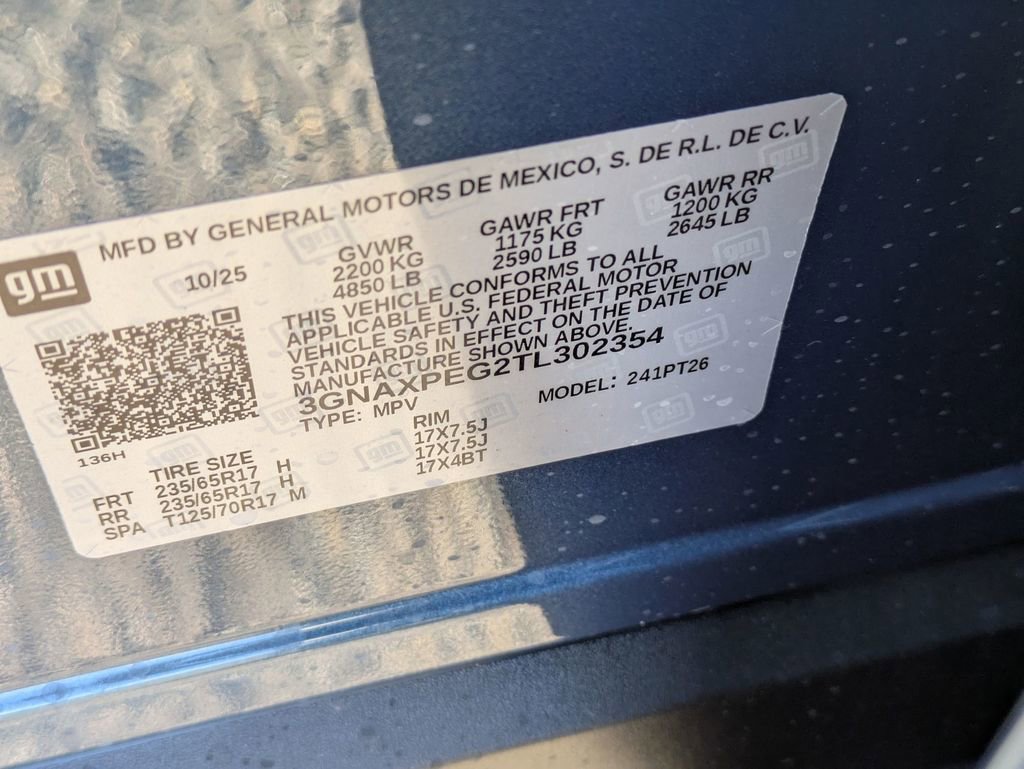 New 2026 Chevrolet Equinox LT image 34