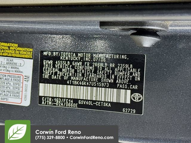 Used 2007 Toyota Camry SE image 29