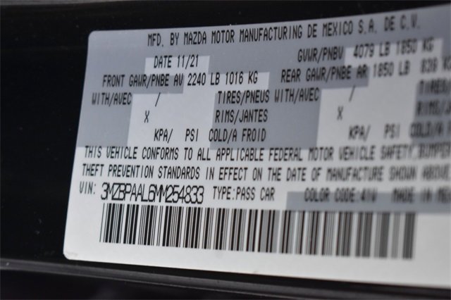 Used 2021 MAZDA MAZDA3 s image 34