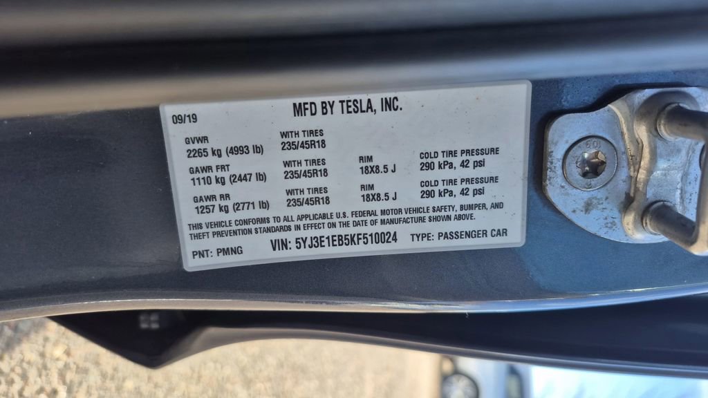 Used 2019 Tesla Model 3 Long Range image 24