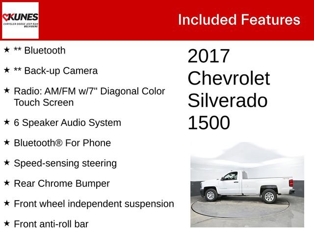 Used 2017 Chevrolet Silverado 1500 W/T w/ WT Convenience Package image 3