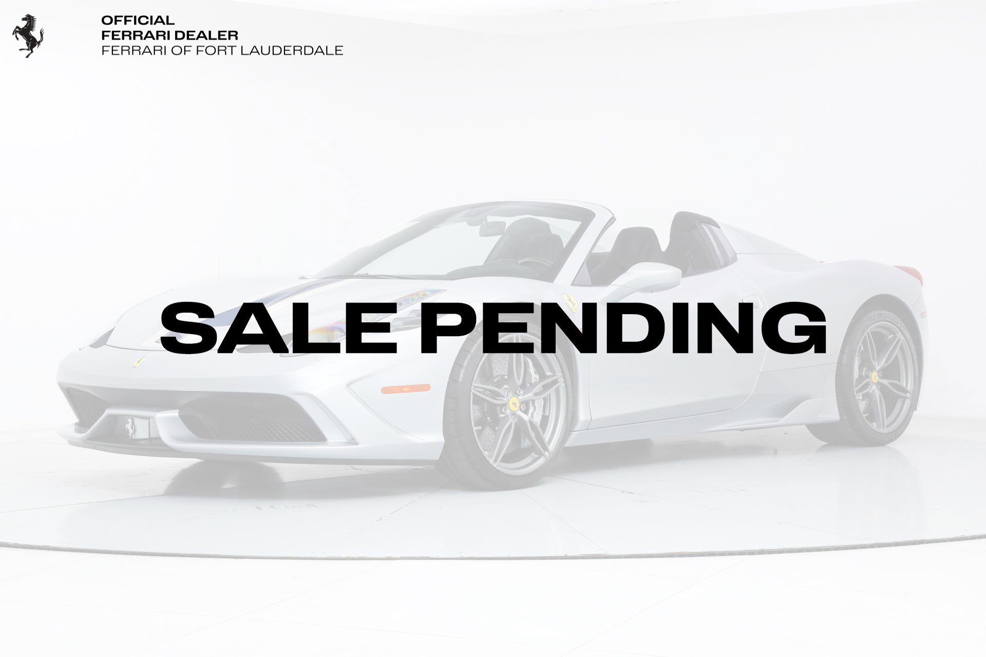 Certified 2015 Ferrari 458 Speciale A