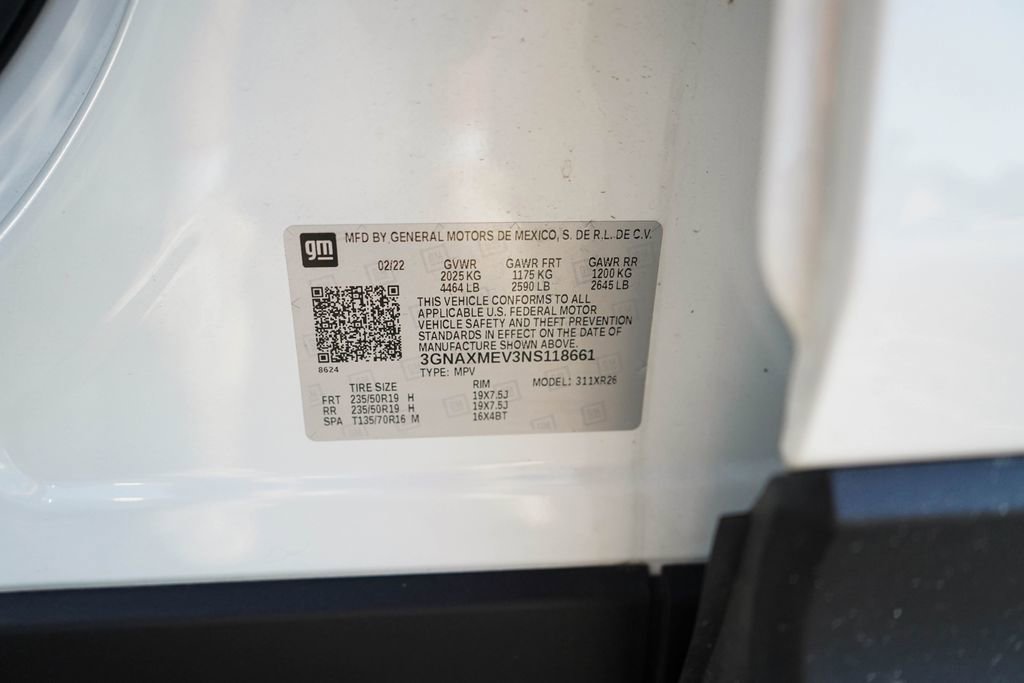 Used 2022 Chevrolet Equinox RS w/ RS Leather Package FWD image 39