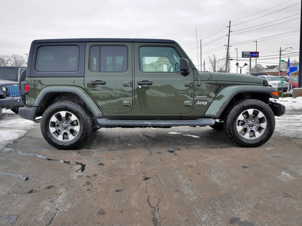 Used 2021 Jeep Wrangler Unlimited Sahara w/ Uconnect 4C Nav & Sound Group image 8