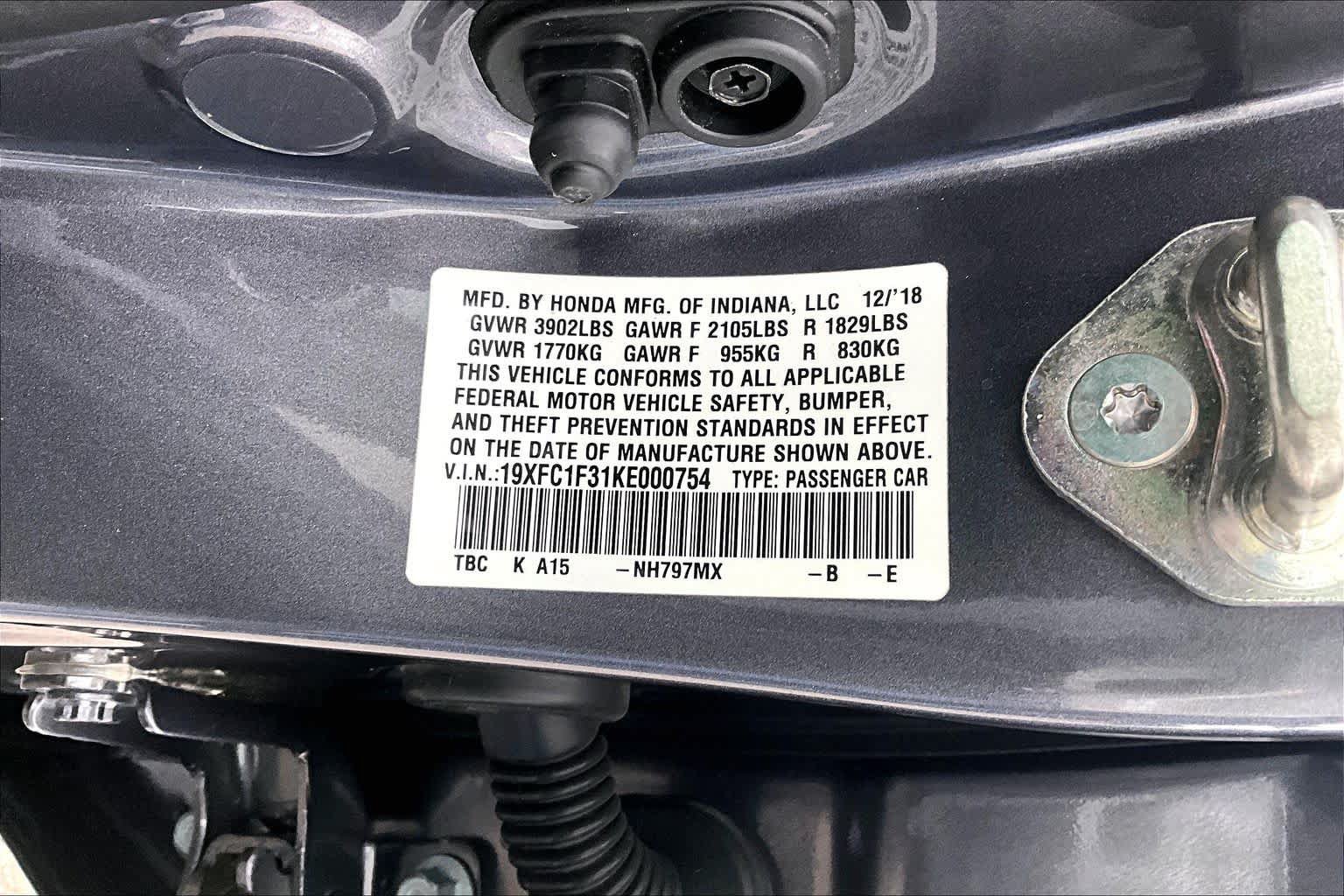Used 2019 Honda Civic EX image 34