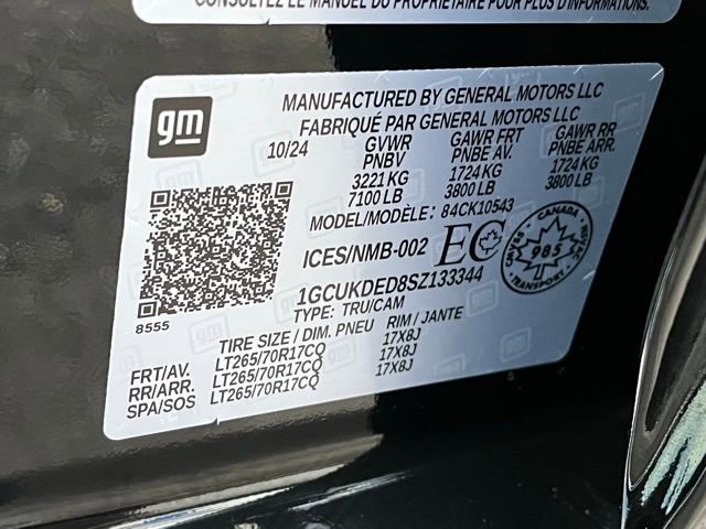 Used 2025 Chevrolet Silverado 1500 LT w/ Work Truck Package image 24