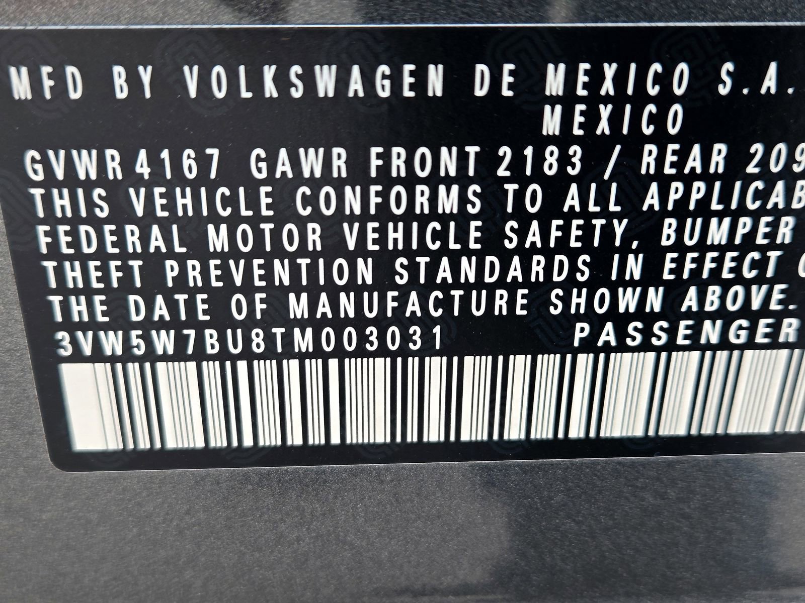New 2026 Volkswagen Jetta S image 20