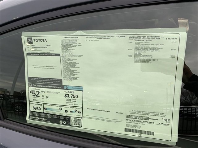 New 2026 Toyota Prius Limited image 39