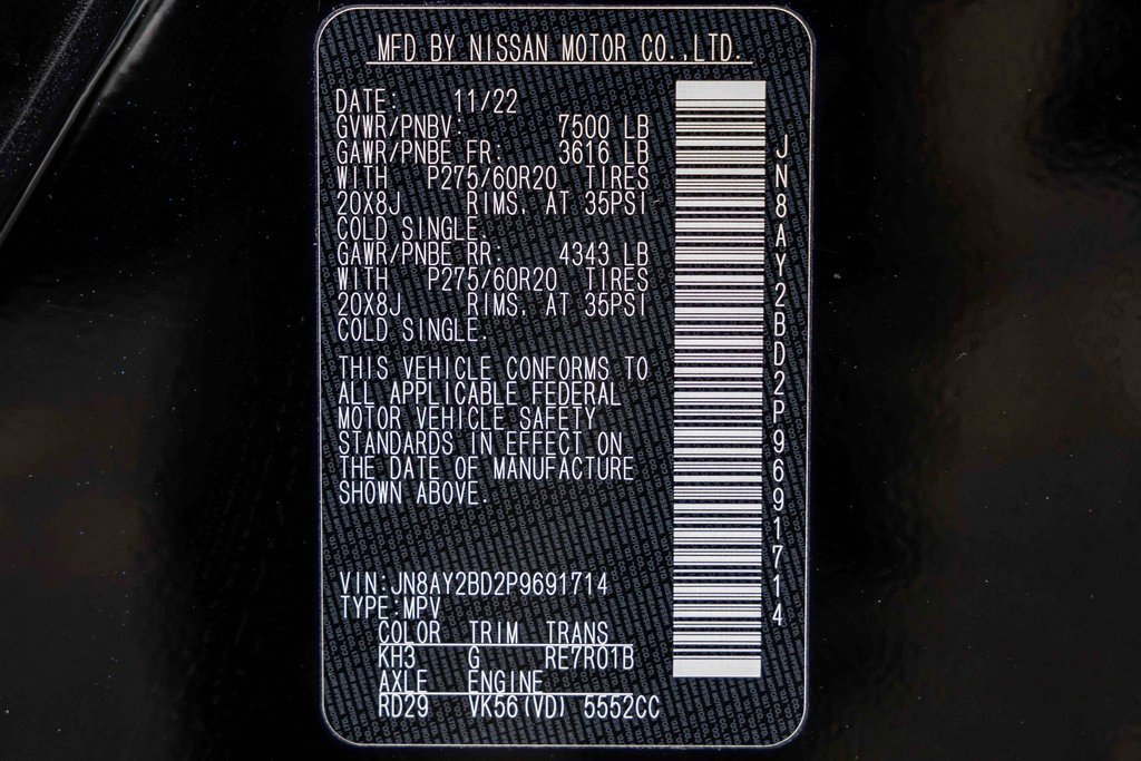 Certified 2023 Nissan Armada SL image 32