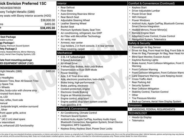 New 2025 Buick Envision Preferred image 5