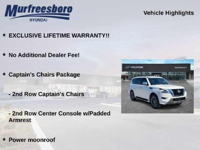 Used 2023 Nissan Armada Platinum w/ Captain's Chairs Package AWD/4WD image 5