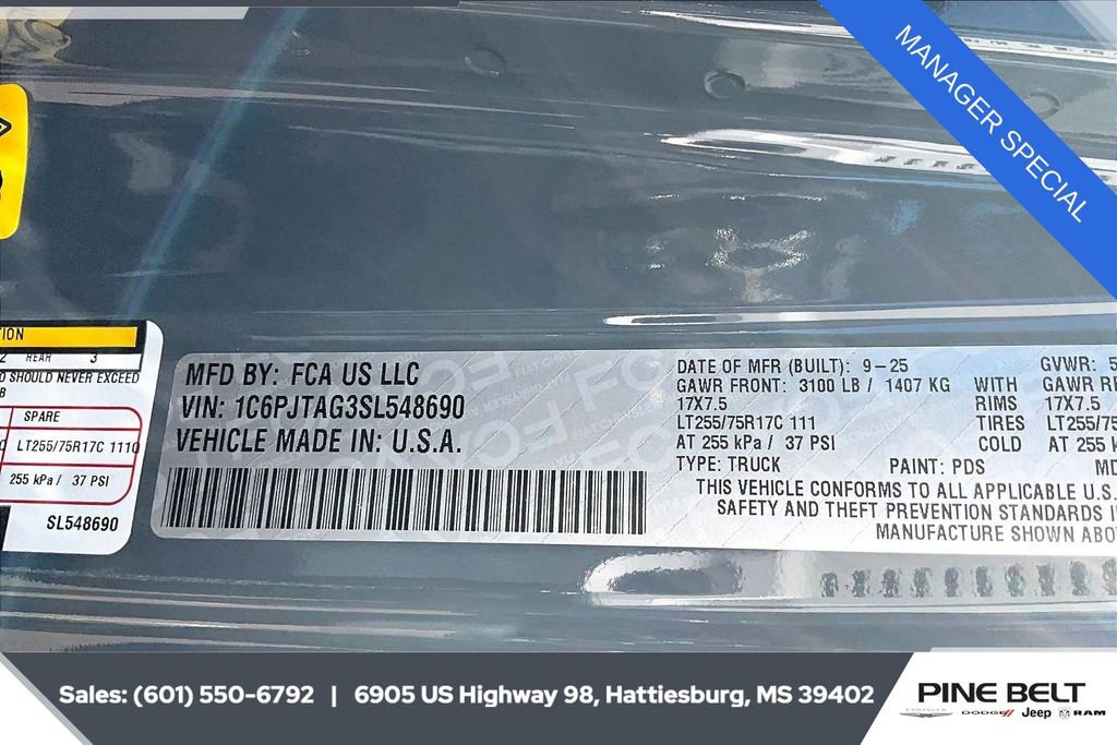 New 2025 Jeep Gladiator High Tide image 7