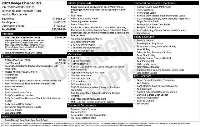 Used 2023 Dodge Charger R/T w/ Daytona Edition Group image 5