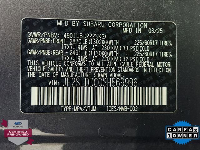 Certified 2025 Subaru Forester Premium image 32