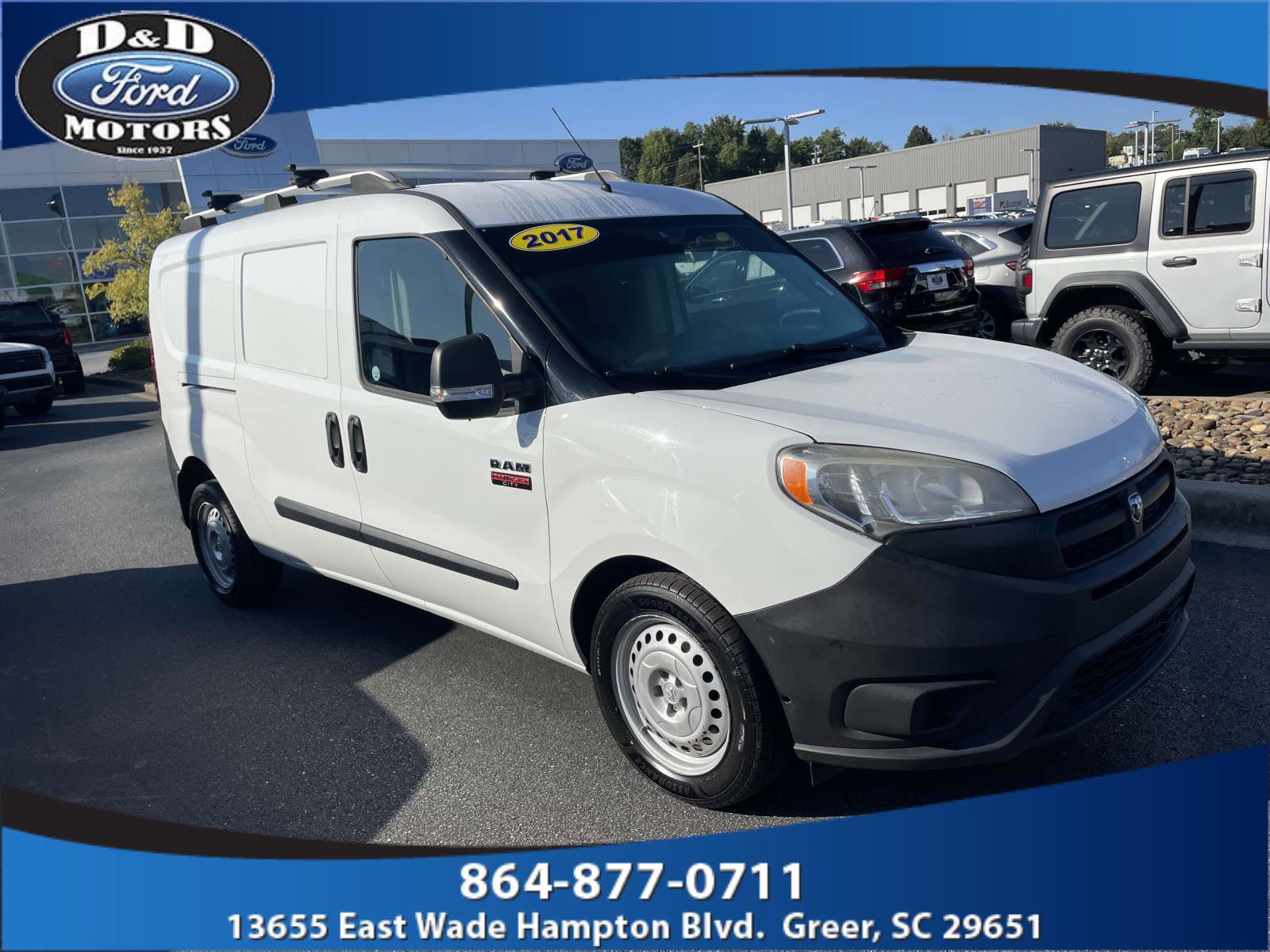 Used 2017 RAM ProMaster City Tradesman