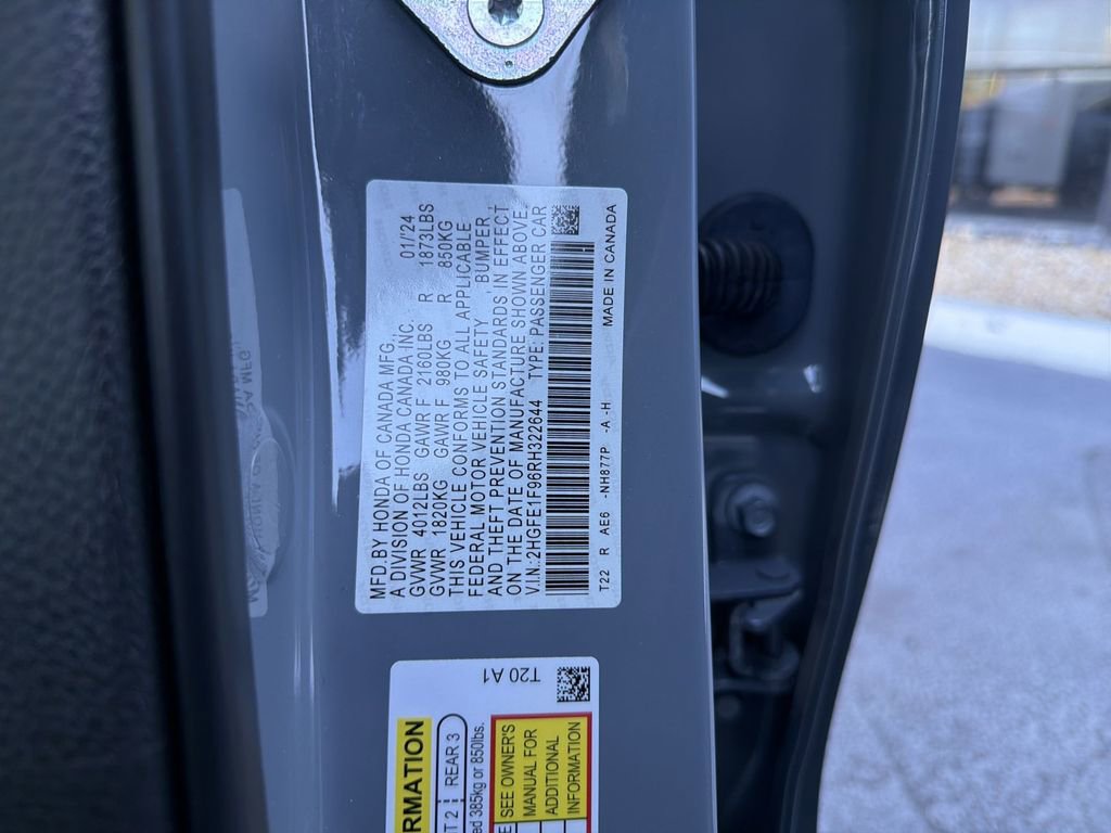 Certified 2024 Honda Civic Touring image 30