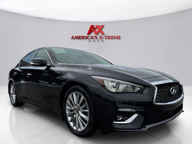 Used 2020 INFINITI Q50 Luxe w/ Essential Package (3.0T Luxe) RWD image 7