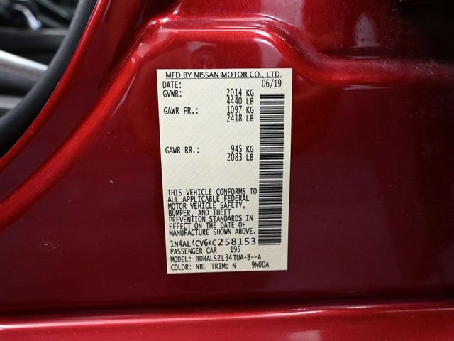 Used 2019 Nissan Altima 2.0 SR FWD image 47