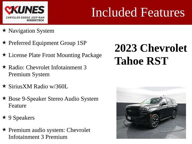 Used 2023 Chevrolet Tahoe RST AWD/4WD image 3