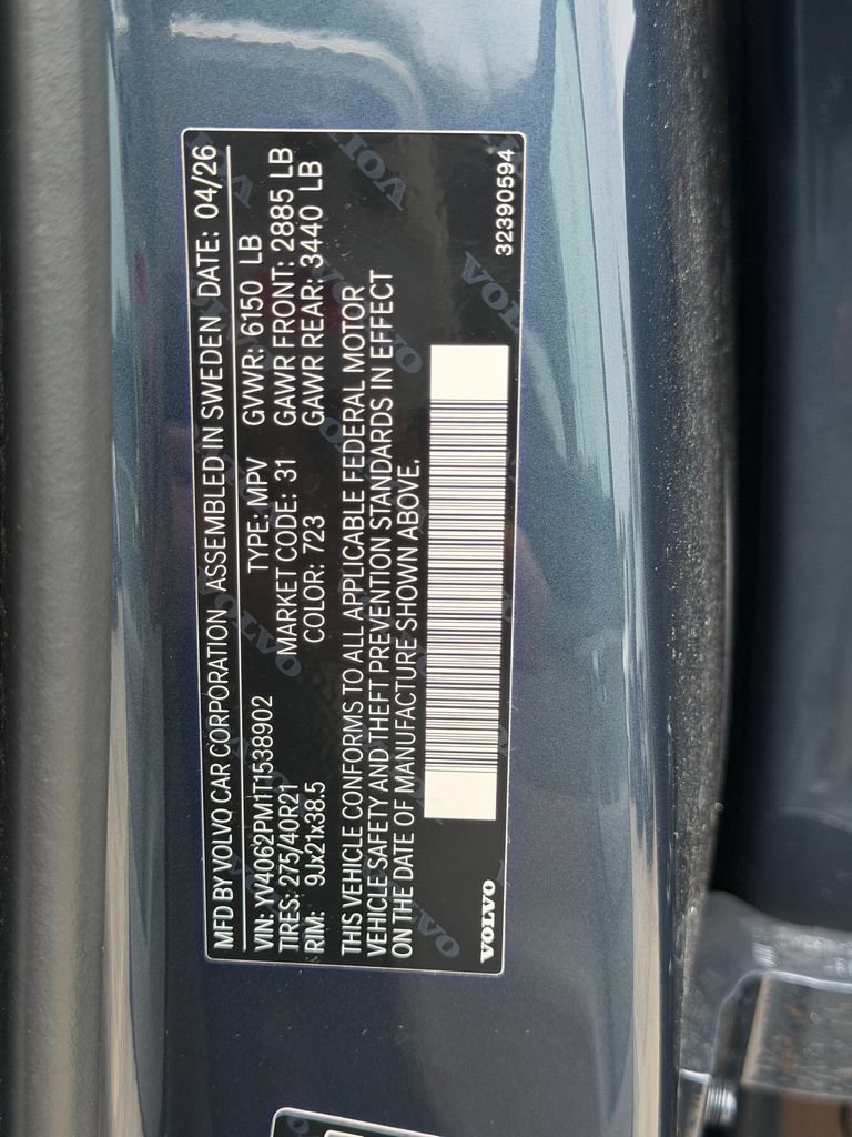 New 2026 Volvo XC90 B6 Ultra w/ Protection Package Premier AWD/4WD image 33