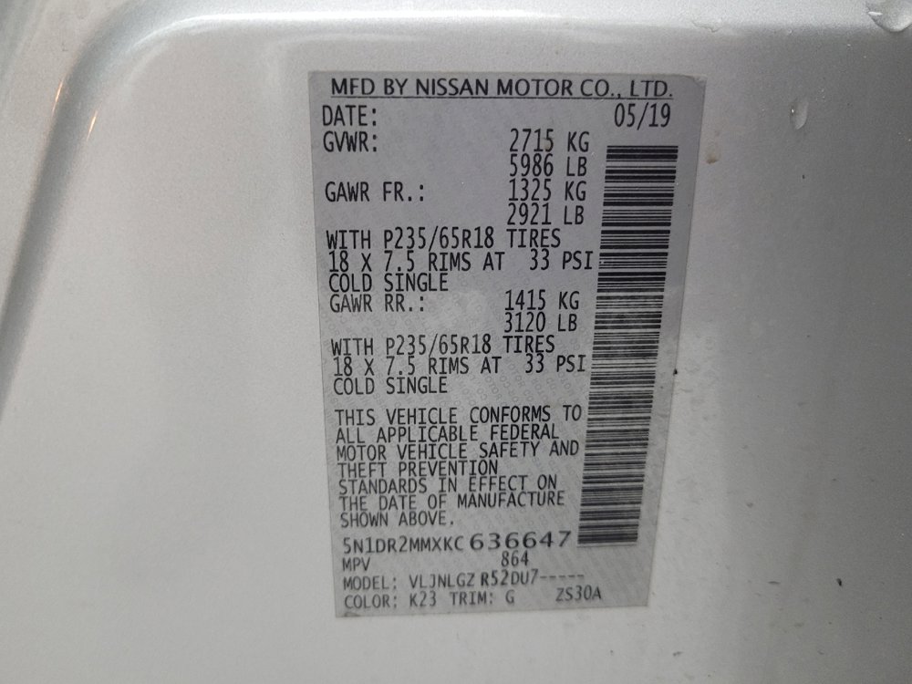 Used 2019 Nissan Pathfinder SL AWD/4WD image 33