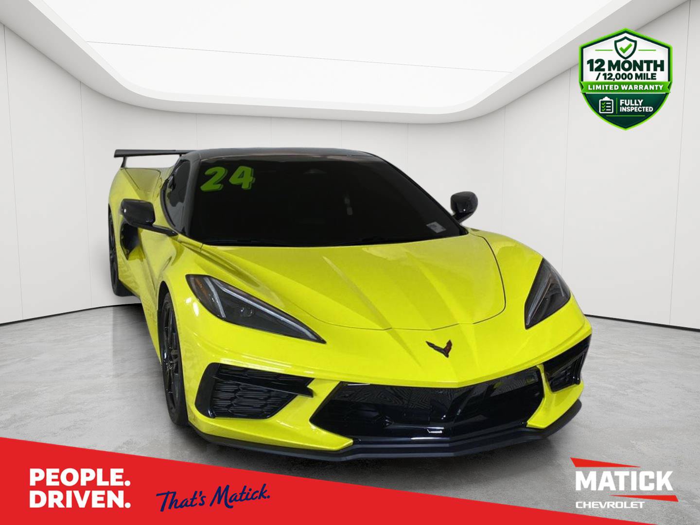 Certified 2024 Chevrolet Corvette Stingray Preferred Conv w/ Z51 Performance Package RWD image 1