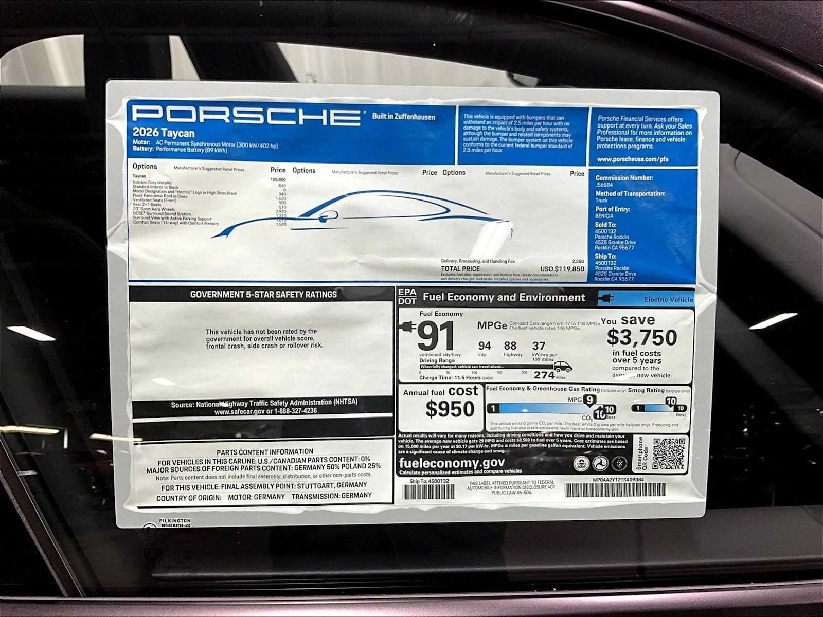 Used 2026 Porsche Taycan RWD image 39